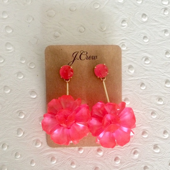 J. Crew Jewelry - SALE J. Crew Lucite Floral earrings